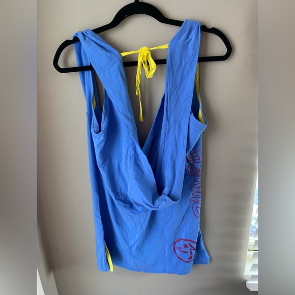 Zumba Fitness Tops - Zumba scoop neck tie back top